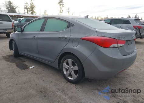 2011 Hyundai Elantra Gls (Ulsan Plant) from USA, damaged, VIN KMHDH4AEXBU147655